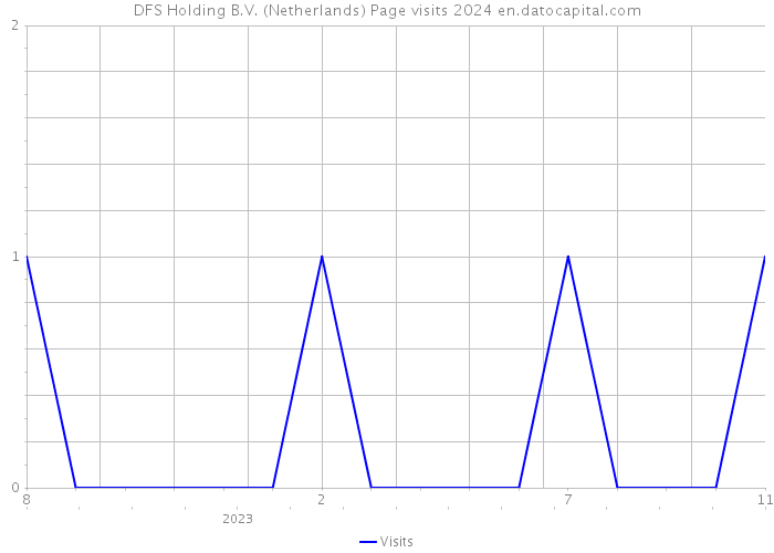 DFS Holding B.V. (Netherlands) Page visits 2024 