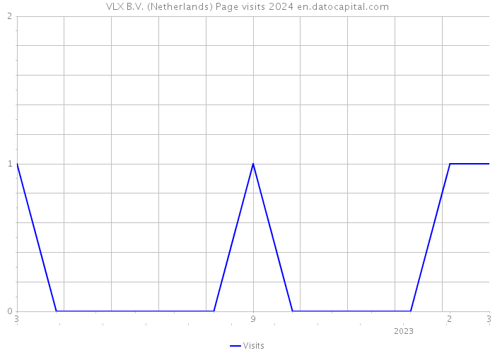VLX B.V. (Netherlands) Page visits 2024 