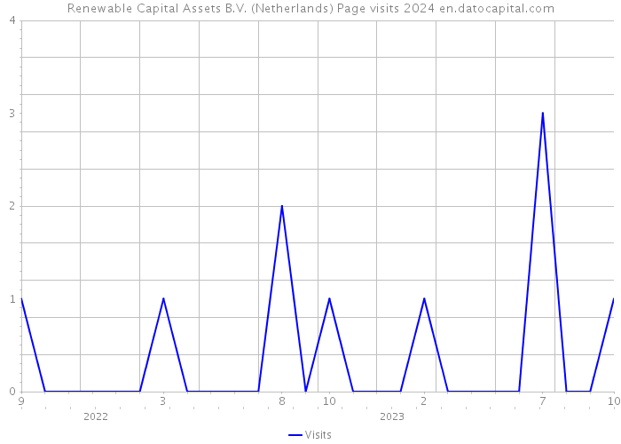 Renewable Capital Assets B.V. (Netherlands) Page visits 2024 
