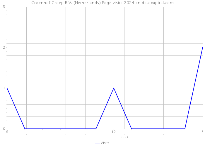 Groenhof Groep B.V. (Netherlands) Page visits 2024 
