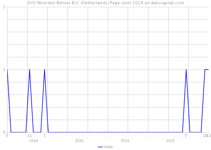 DVV Woerden Beheer B.V. (Netherlands) Page visits 2024 