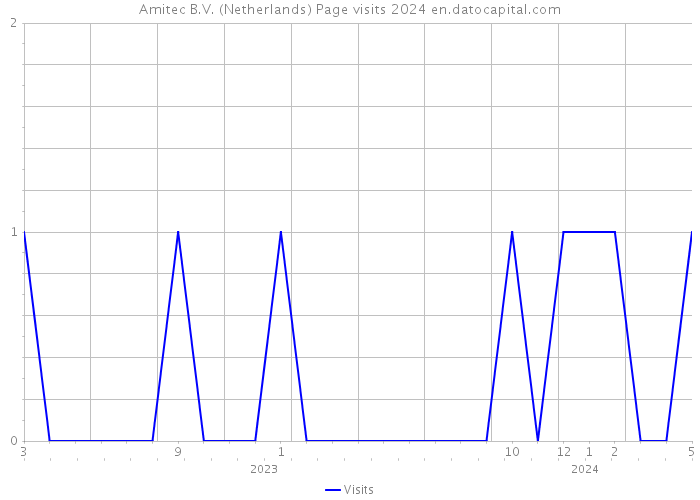 Amitec B.V. (Netherlands) Page visits 2024 