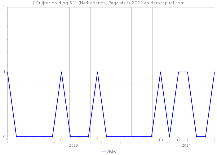 J. Ruijter Holding B.V. (Netherlands) Page visits 2024 