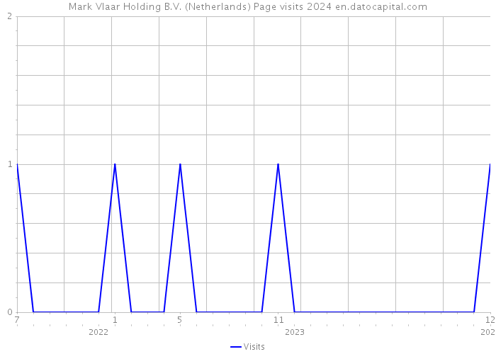 Mark Vlaar Holding B.V. (Netherlands) Page visits 2024 