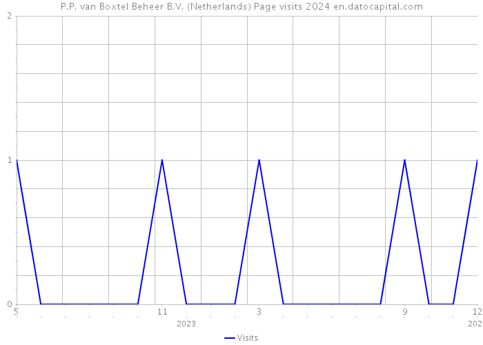 P.P. van Boxtel Beheer B.V. (Netherlands) Page visits 2024 