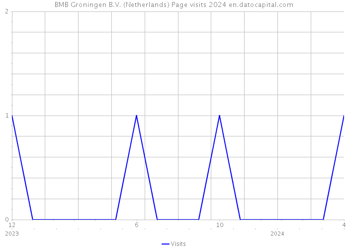 BMB Groningen B.V. (Netherlands) Page visits 2024 