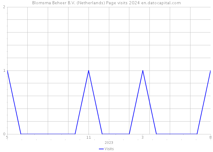 Blomsma Beheer B.V. (Netherlands) Page visits 2024 