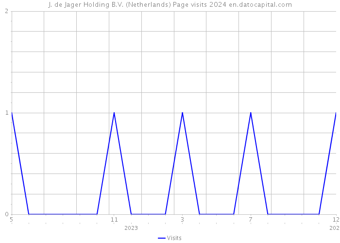 J. de Jager Holding B.V. (Netherlands) Page visits 2024 