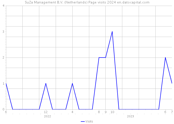 SuZa Management B.V. (Netherlands) Page visits 2024 