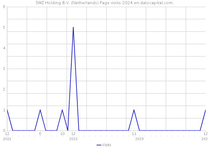 SWZ Holding B.V. (Netherlands) Page visits 2024 