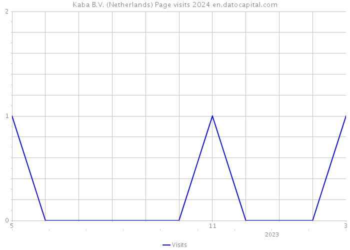 Kaba B.V. (Netherlands) Page visits 2024 