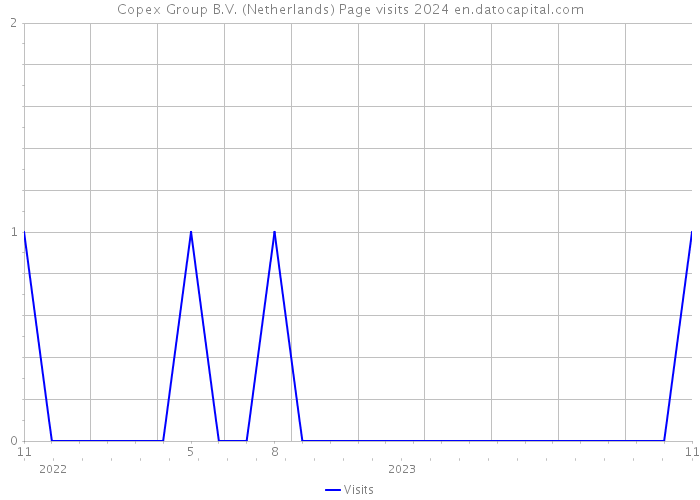 Copex Group B.V. (Netherlands) Page visits 2024 