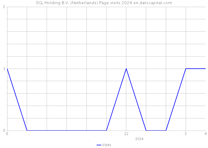 SGL Holding B.V. (Netherlands) Page visits 2024 