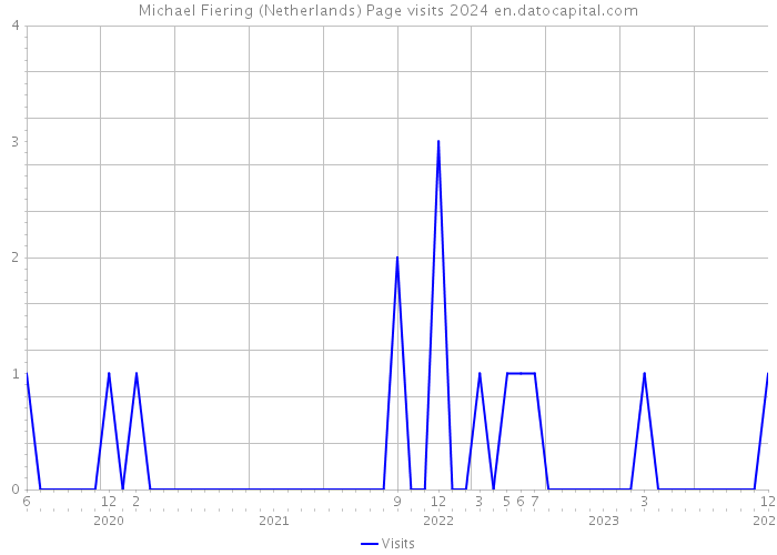 Michael Fiering (Netherlands) Page visits 2024 