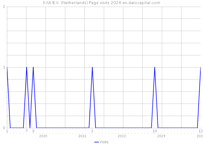 KXA B.V. (Netherlands) Page visits 2024 