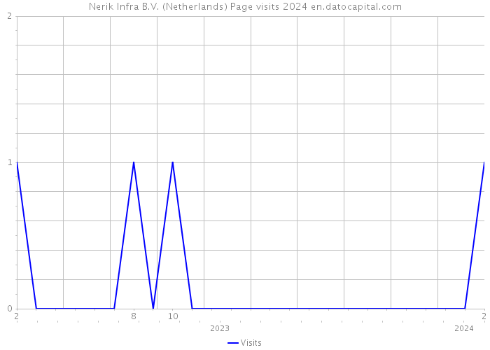 Nerik Infra B.V. (Netherlands) Page visits 2024 