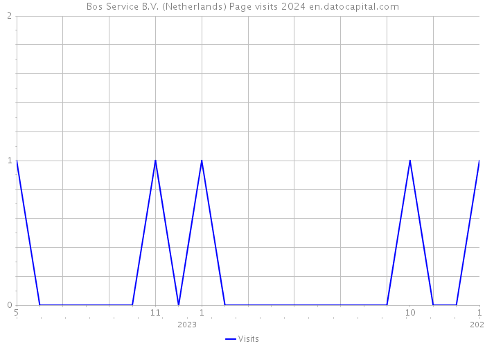 Bos Service B.V. (Netherlands) Page visits 2024 