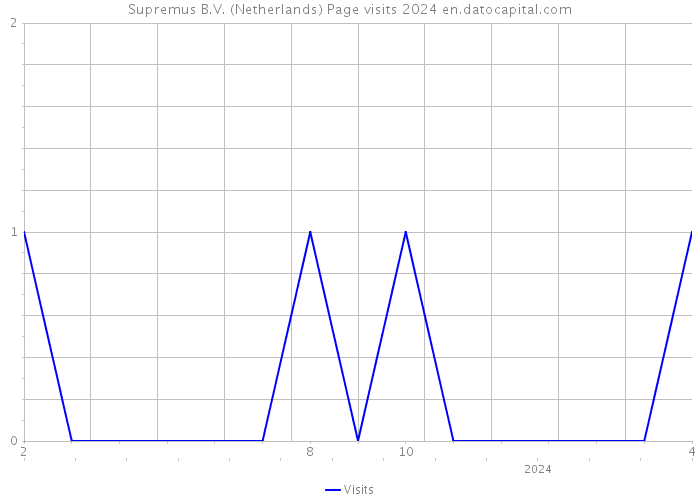 Supremus B.V. (Netherlands) Page visits 2024 