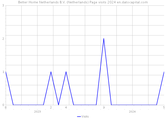 Better Home Netherlands B.V. (Netherlands) Page visits 2024 