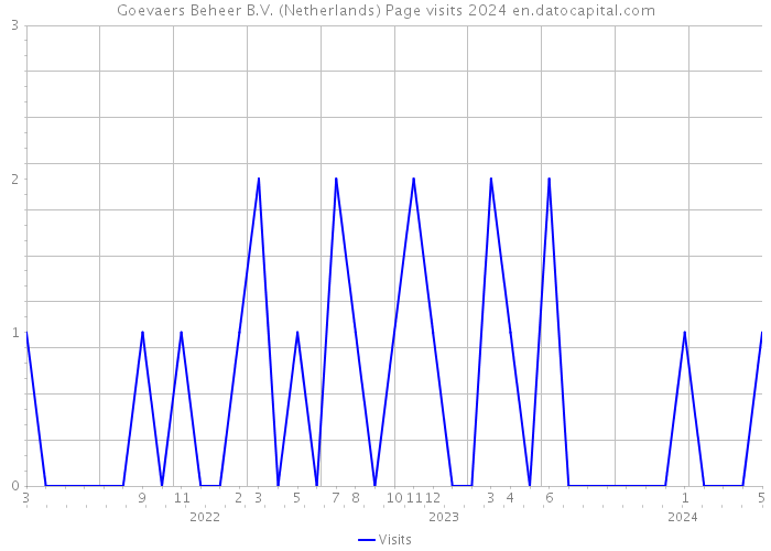 Goevaers Beheer B.V. (Netherlands) Page visits 2024 