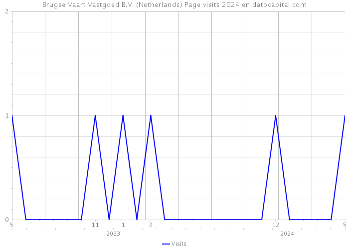 Brugse Vaart Vastgoed B.V. (Netherlands) Page visits 2024 