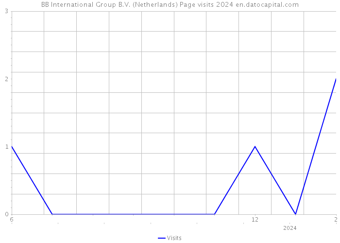 BB International Group B.V. (Netherlands) Page visits 2024 