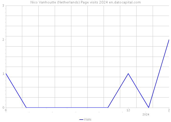 Nico Vanhoutte (Netherlands) Page visits 2024 