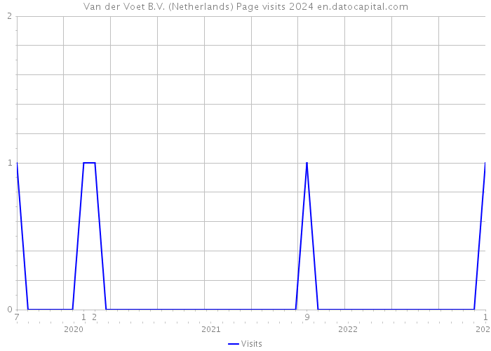 Van der Voet B.V. (Netherlands) Page visits 2024 