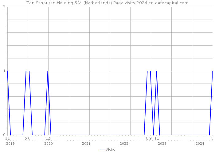 Ton Schouten Holding B.V. (Netherlands) Page visits 2024 