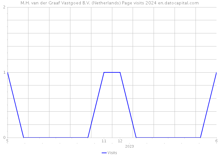 M.H. van der Graaf Vastgoed B.V. (Netherlands) Page visits 2024 