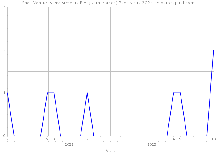 Shell Ventures Investments B.V. (Netherlands) Page visits 2024 