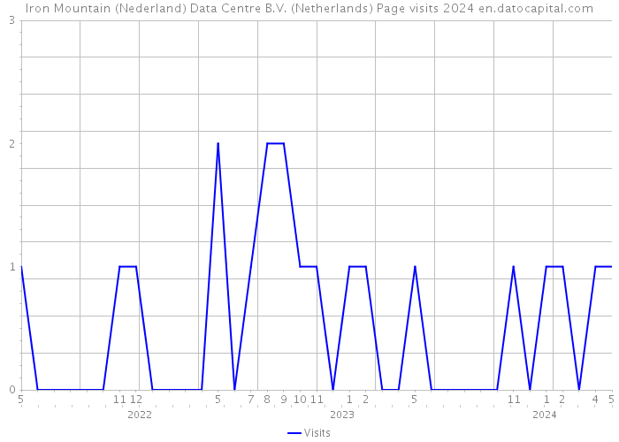 Iron Mountain (Nederland) Data Centre B.V. (Netherlands) Page visits 2024 