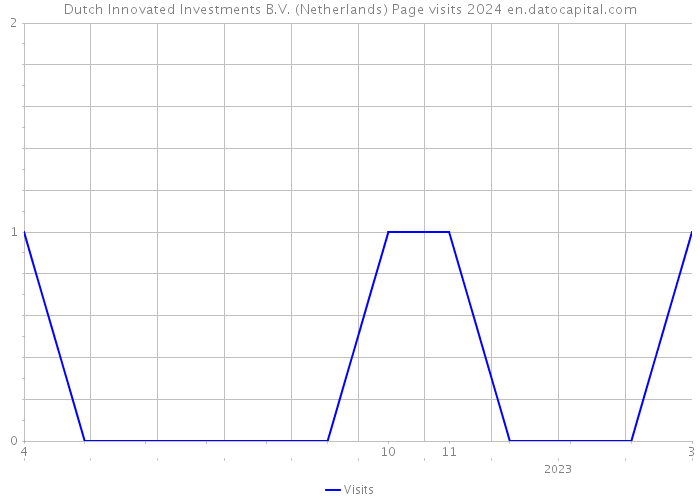 Dutch Innovated Investments B.V. (Netherlands) Page visits 2024 