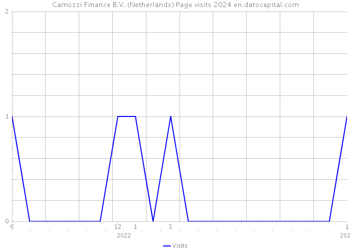 Camozzi Finance B.V. (Netherlands) Page visits 2024 