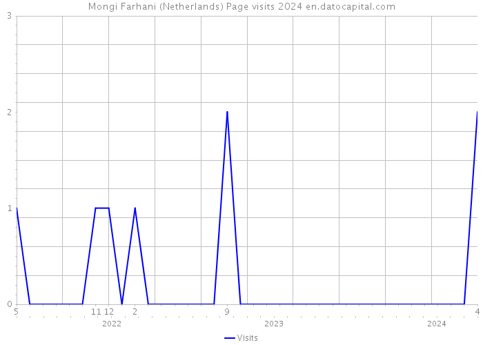 Mongi Farhani (Netherlands) Page visits 2024 