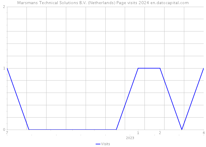 Marsmans Technical Solutions B.V. (Netherlands) Page visits 2024 
