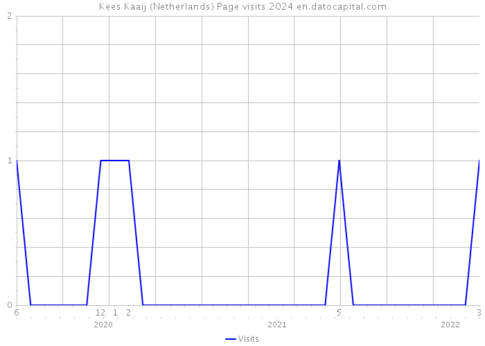 Kees Kaaij (Netherlands) Page visits 2024 