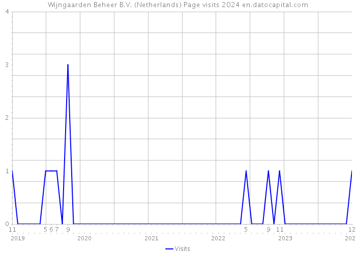 Wijngaarden Beheer B.V. (Netherlands) Page visits 2024 