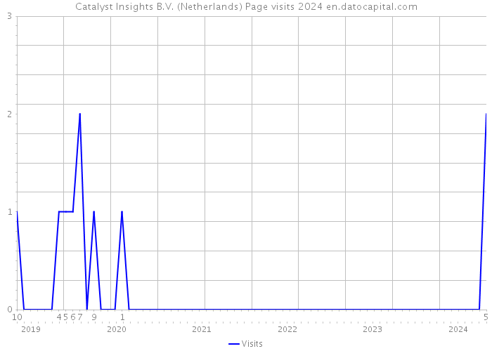 Catalyst Insights B.V. (Netherlands) Page visits 2024 