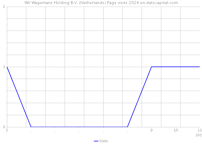 Wil Wagemans Holding B.V. (Netherlands) Page visits 2024 