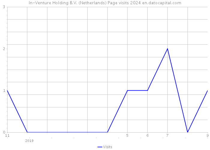 In-Venture Holding B.V. (Netherlands) Page visits 2024 