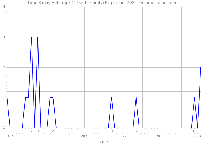 Total Safety Holding B.V. (Netherlands) Page visits 2024 