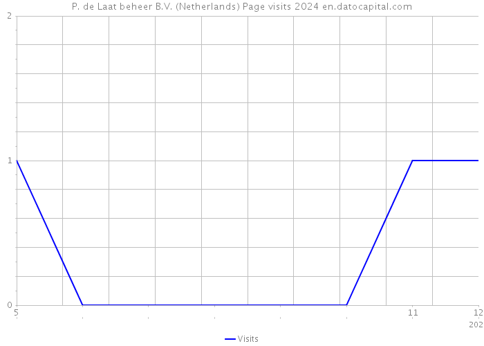 P. de Laat beheer B.V. (Netherlands) Page visits 2024 