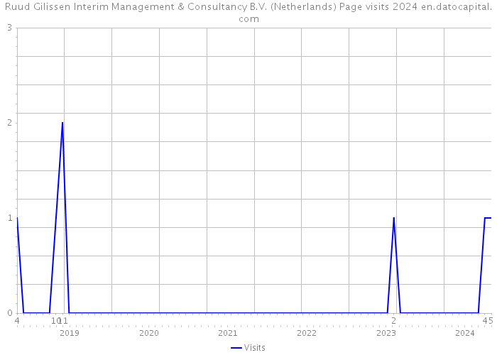 Ruud Gilissen Interim Management & Consultancy B.V. (Netherlands) Page visits 2024 