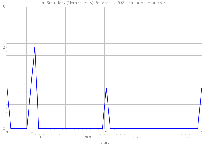 Tim Smulders (Netherlands) Page visits 2024 