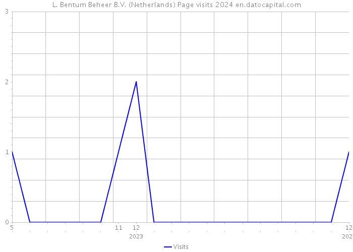 L. Bentum Beheer B.V. (Netherlands) Page visits 2024 