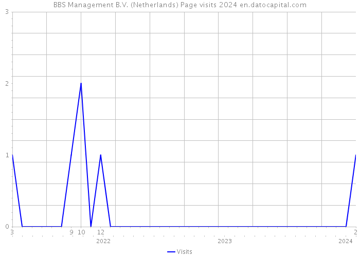 BBS Management B.V. (Netherlands) Page visits 2024 