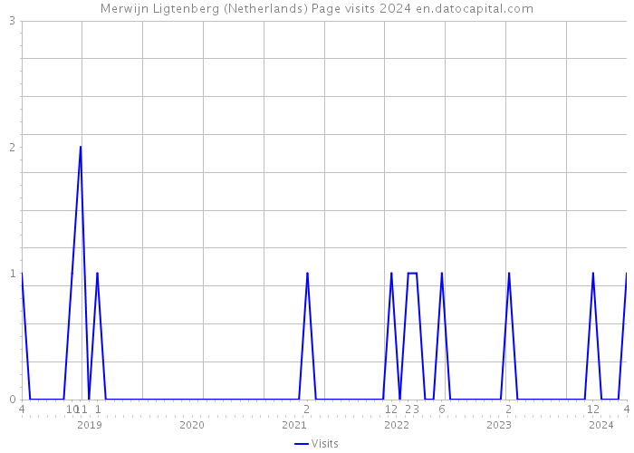 Merwijn Ligtenberg (Netherlands) Page visits 2024 