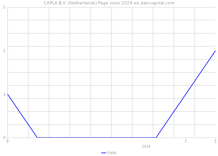 CAPLA B.V. (Netherlands) Page visits 2024 