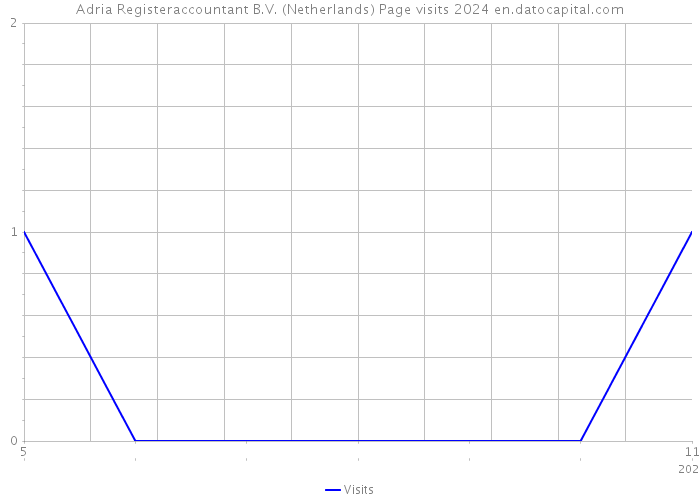Adria Registeraccountant B.V. (Netherlands) Page visits 2024 